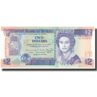 Billet, Belize, 2 Dollars, 1991-06-01, KM:52b, NEUF - Belice
