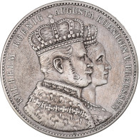 Monnaie, Etats Allemands, PRUSSIA, Wilhelm I, Krönungstaler, 1861, Berlin - Taler En Doppeltaler