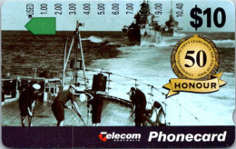 9-3-2024 (Phonecard) End Of WWII 50th Anniversary - $ 10.00 - Phonecard - Carte De Téléphone (1 Card) - Australie