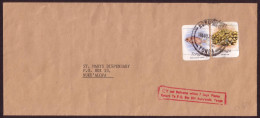 Tonga Marine Life Cover - Usage 1984  3s Fish + 2s Coral -  Ommercial Business Letter - Tonga (1970-...)