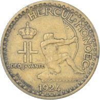 Monnaie, Monaco, Franc, 1924 - 1922-1949 Luigi II