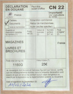 France Customs Declaration 2024 - Used Stamps