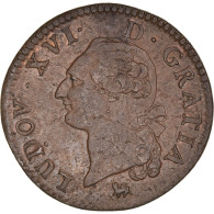 Monnaie, France, Louis XVI, Sol Ou Sou, Sol, 1791, Paris, SUP, Cuivre - 1774-1791 Ludwig XVI.