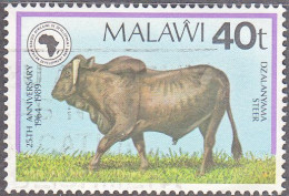 MALAWI    SCOTT NO 551  USED  YEAR 1989 - Malawi (1964-...)