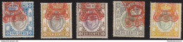 1904-05 HONG KONG, Stamp Duty 5 Values MLH/* - Altri & Non Classificati