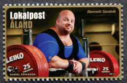 Aland 2014  Weight Training  MiNr. 393  MNH (**)  (lot F 509) - Ålandinseln