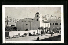 AK San Francisco Bay, California World`s Fair 1939, Ausstellungshalle  - Esposizioni