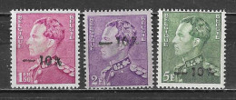 724A/E**  Poortman Surchargé -10% - WEPION - Série Complète - MNH** - LOOK!!!! - 1946 -10 %