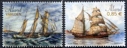 Aland 2015 Sailing Ships   MiNr. 402-3  MNH (**)  (lot  F 558) - Ålandinseln