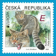 ** 1116 Czech Republic EUROPA Wild Cat 2021 - Ongebruikt