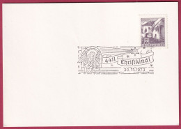 Österreich Sonderstempel Auf Karte, 4411 Christkindl 30. 11. 1973 - Briefe U. Dokumente