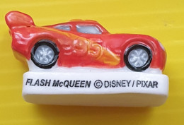 Fève   - Disney  - Voiture Flash Mc Queen - Disney
