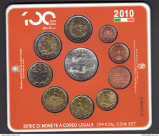 2010 Italia, Repubblica Italiana Serie Di Monete A Corso Legale - FDC - Jahressets & Polierte Platten