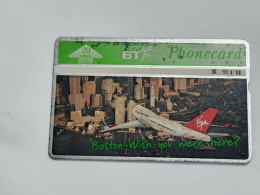 United Kingdom-(BTA136)-Virgin Atlantic-BOTSON-(656)(20units)(550G11805)price Cataloge1.50£-used+1card Prepiad Free - BT Edición Publicitaria