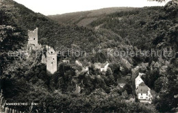 73335265 Manderscheid Eifel Panorama Burgruine Niederburg Mit Burgcafe Mandersch - Manderscheid