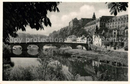 73335250 Weilburg Partie Am Fluss Bruecke Schloss Weilburg - Weilburg