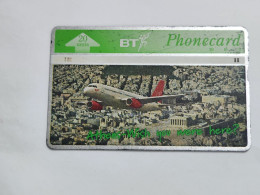 United Kingdom-(BTA141)-Virgin Atlantic-ATHENS-(658)(20units)(570A19649)price Cataloge1.50£-used-1 Card Prepiad Free - BT Werbezwecke