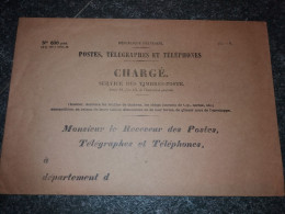 France - Enveloppe De Service Pour L'envoi De Timbres Aux Bureaux De Poste - Cartas & Documentos