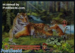 Korea, North 2010 Year Of The Tiger S/s, Mint NH, Nature - Various - Animals (others & Mixed) - Cat Family - New Year .. - Neujahr