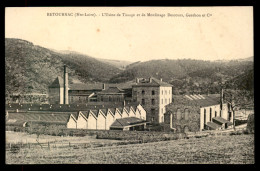 43 - RETOURNAC - USINE DE TISSAGE ET DE MOULINAGE DESCOURS, GENTHON ET CIE - Retournac