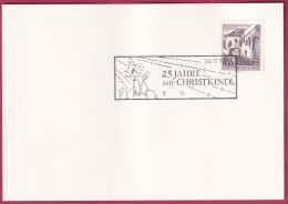 Österreich Sonderstempel Auf Karte, 4411 Christkindl 29. 11. 1974 - Cartas & Documentos