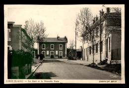 47 - LIBOS - LA GARE DE CHEMIN DE FER ET LA NOUVELLE POSTE - Libos