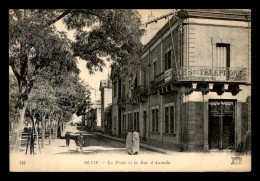 ALGERIE - SETIF - LA POSTE ET LA RUE D'AUMALE - Setif