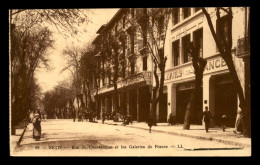 ALGERIE - SETIF - RUE DE CONSTANTINE ET LES GALERIES DE FRANCE - Sétif