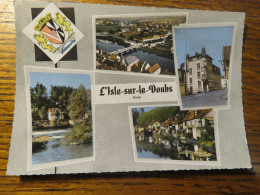 ISLE SUR LE DOUBS, DOUBS, CARTE MULTI VUES, CPSM/CPM - Isle Sur Le Doubs