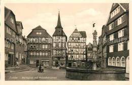 73332270 Fritzlar Marktplatz Mit Rolandsbrunnen Fritzlar - Fritzlar