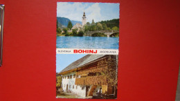 Bohinj.Cerkev Sv.Janeza.Kmecka Hisa V Bohinju.Priloznostni Zig - Slovénie