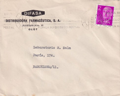 CARTA COMERCIAL 1970   OLOT GIRONA - Cartas & Documentos