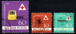 1961 - Ungheria 1423/25 Servizio Sanitario    ------ - Usado