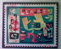 United States, Scott #4349, Used(o), 2008, Latin Jazz, 42¢, Multicolored - Gebraucht