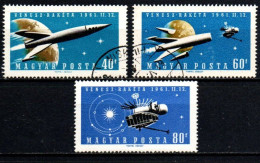 1961 - Ungheria 1433/35 Lancio Del Venera I   ------ - Used Stamps