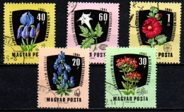 1961 - Ungheria 1469/73 Fiori     ------ - Used Stamps