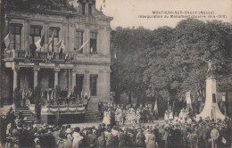 55 - MEUSE MOUTIERS SUR SAULX INAUGURATION DU MONUMENT ( GUERRE 1914-1918) (MONTIERS) - Montiers Sur Saulx