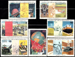 CUBA 1970, SUGAR INDUSTRY, COMPLETE, MNH SERIES With GOOD QUALITY, *** - Nuevos