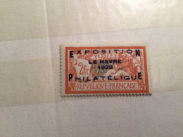 FRANCE 1929 N ° 257A Timbre Neuf Avec Charnière Quasi Invisible Exposition Philathelique Du Havre - Unused Stamps