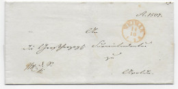 Brief Aus Weimar Nach Apolda, 1851 - Cartas & Documentos