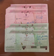 Iran Cheque (Melli Bank) 500000 1000000 2000 (UNC-) P-NEW [Sequence] [Very Rare !!] - Iran