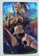 CARTE SEXY GIRL WAIFU BEAUTY MANGA ANIME HOLO League Of Legends Akali - Sonstige & Ohne Zuordnung