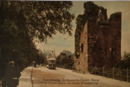 Luxembourg Ville // LA Descente De Clause - Ruines - Tram - Color! 19?? - Luxemburg - Town