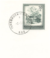 Bahnpost (R.P.O./T.P.O) Innsbruck-Bregenz [Ausschnitt] (BP4180) - Lettres & Documents