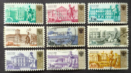 RUSSIA 2002 - Castles, Set Of 9 Fine Used Stamps - Used Stamps