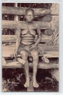 PAPUA NEW GUINEA - Papuan Nude Widow In Mourning - REAL PHOTO - Publ. W. H. Cooper. - Papouasie-Nouvelle-Guinée