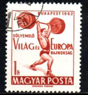 1962 - Ungheria 1525 Europei Di Sollevamento Pesi     ------ - Usado