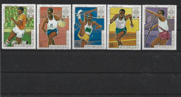 1968 BURUNDI 294-98 ** J.O Mexico, Athlétisme, Football, Basket-ball - Nuevos