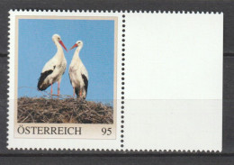 Österreich Personalisierte BM Vögel Störche ** Postfrisch - Personnalized Stamps