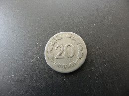 Ecuador 20 Centavos 1946 - Equateur